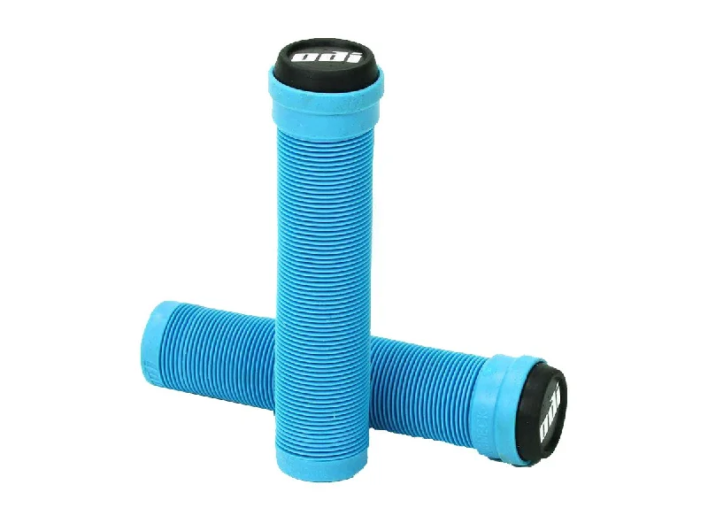 ergonomic youth bicycle grips-ODI Longneck SL Grips - Aqua