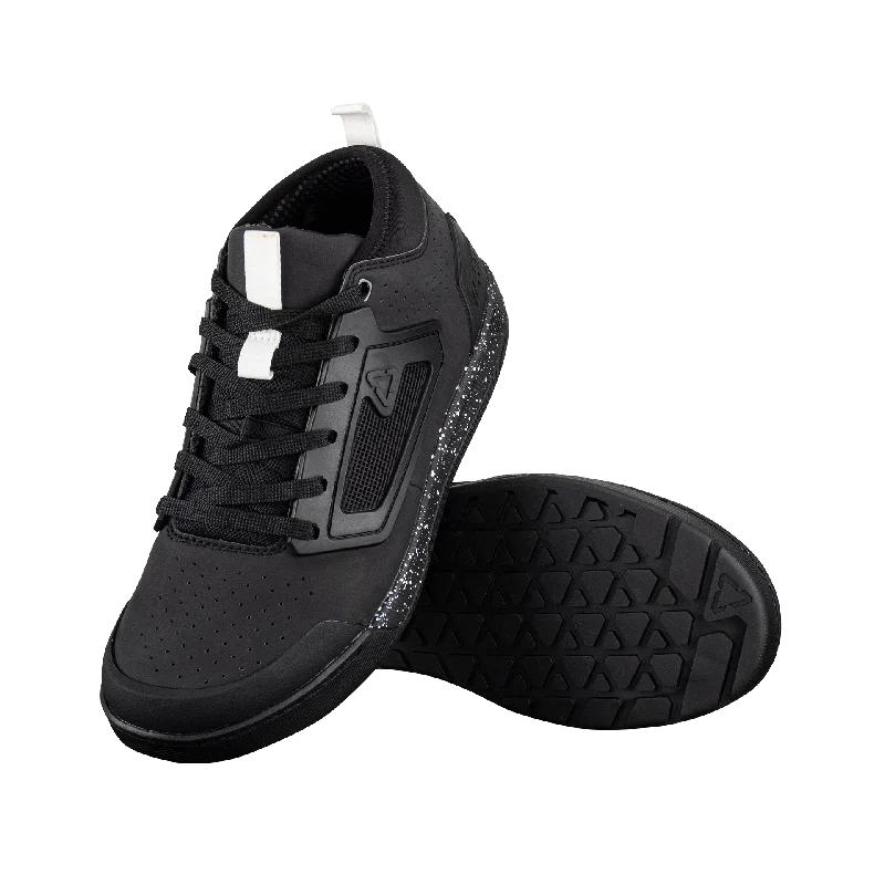 cycling clothing with snug layers-Leatt 3.0 Flat Pedal MTB Shoe - Black - 2023