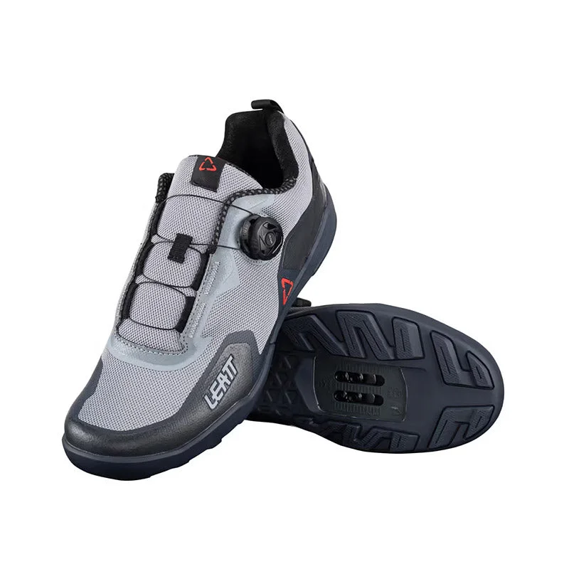 cycling clothing with mild touch-Leatt 6.0 Clipless MTB Shoe - Titanium - 2023