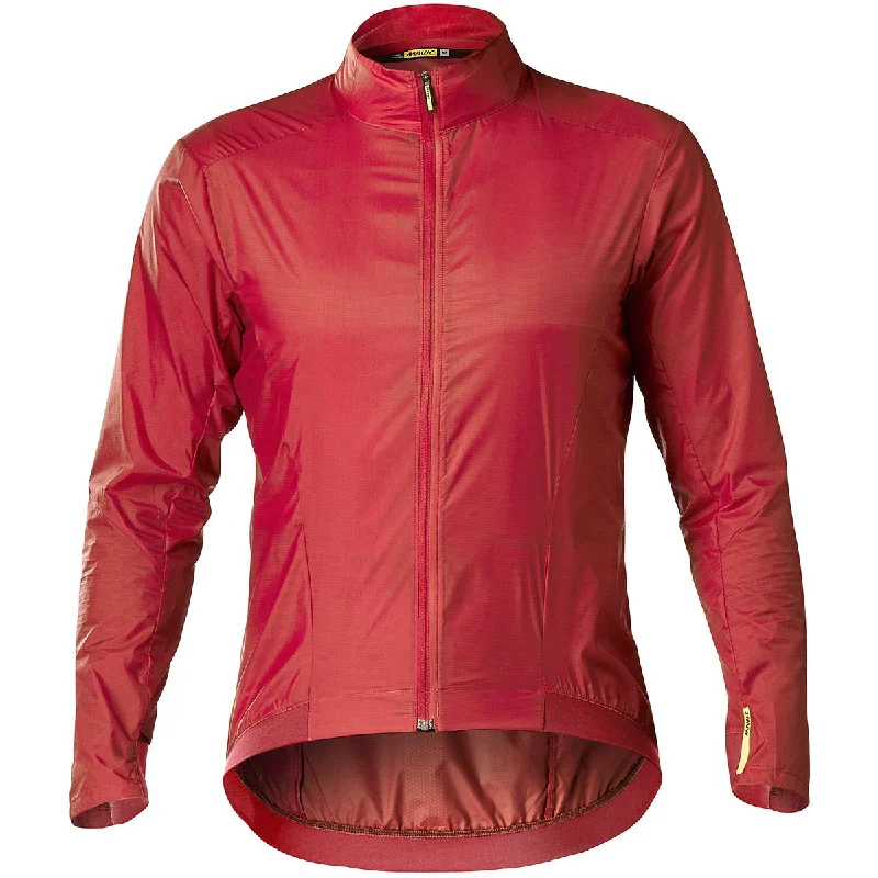 cycling clothing for featherlight feel-Mantellina Mavic Essential Wind - Rosso