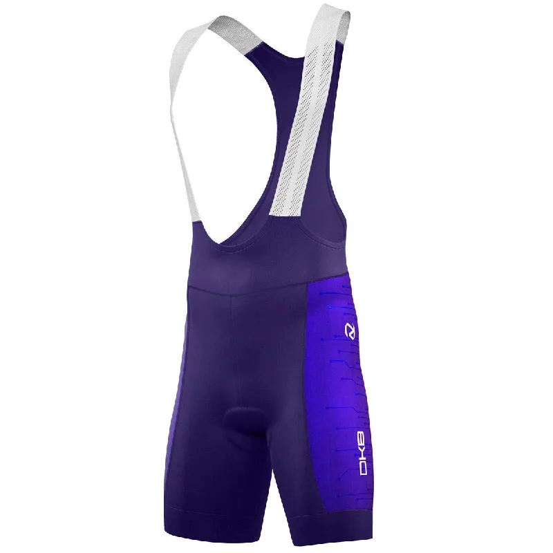 cycling clothing for top teams-Salopette DKB Fuga - Blu stripe