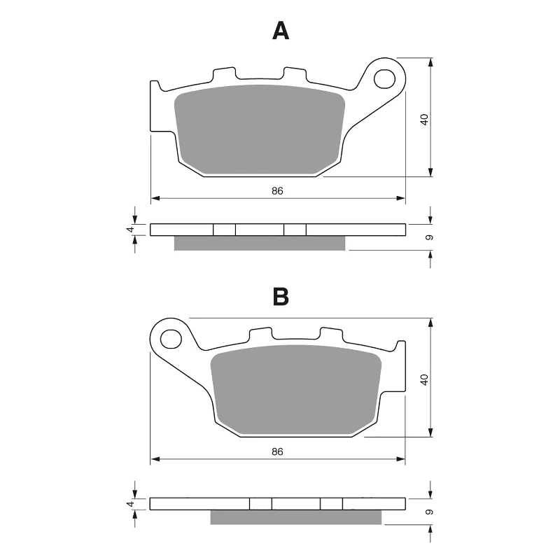 GOLDfren Brake Pads - S3 Sintered Sports (PBPH427)