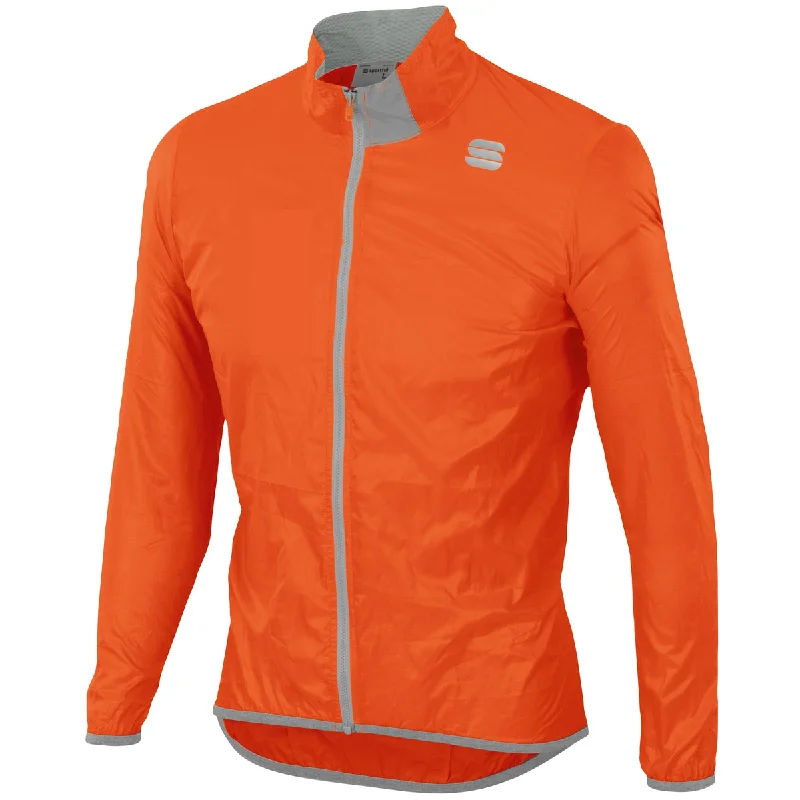 cycling clothing for mega races-Mantellina Sportful Hot Pack Easylight - Arancio sdr