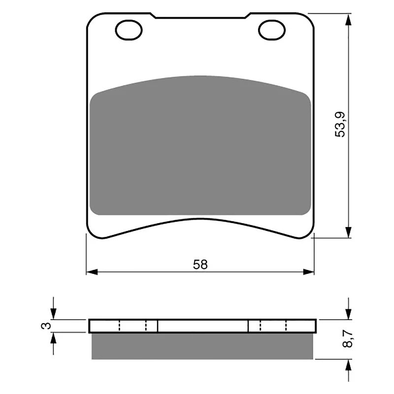 GOLDfren Brake Pads - S3 Sintered Sports (PBPH32)