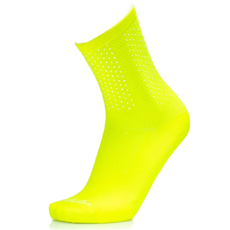 cycling clothing with sharp cuts-Calze MBwear Bright - Giallo