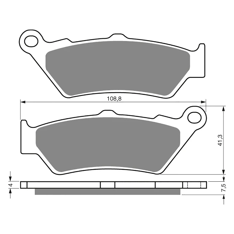 GOLDfren Brake Pads - S3 Sintered Sports (PBPH270)