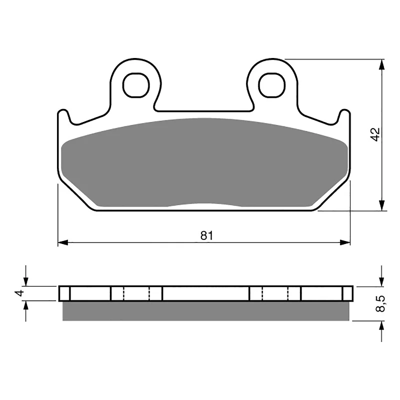 GOLDfren Brake Pads - S3 Sintered Sports (PBPH38)