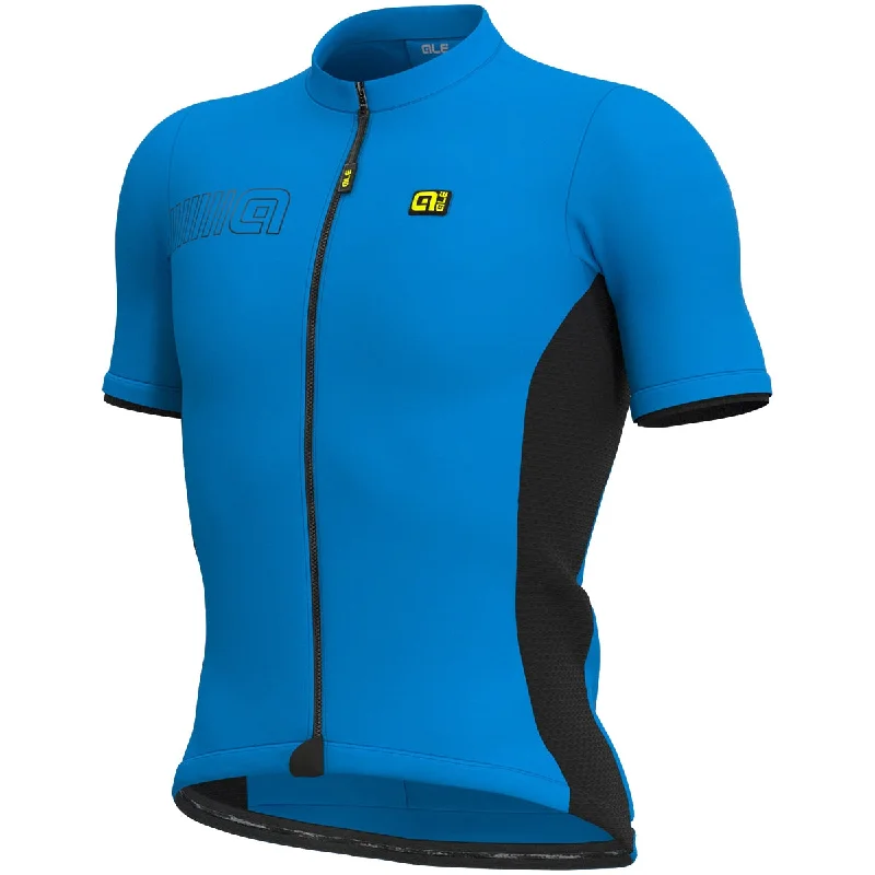 cycling clothing for race peaks-Maglia Ale Solid Color Block - Blu Italia