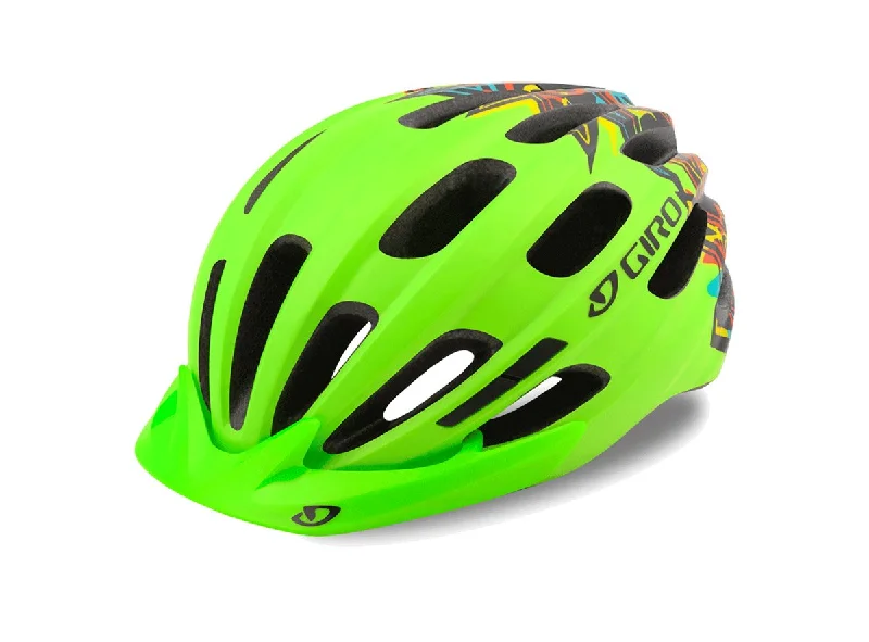 Bicycle helmet speed monitor-Giro Hale MTB Helmet - Youth - Matt Lime