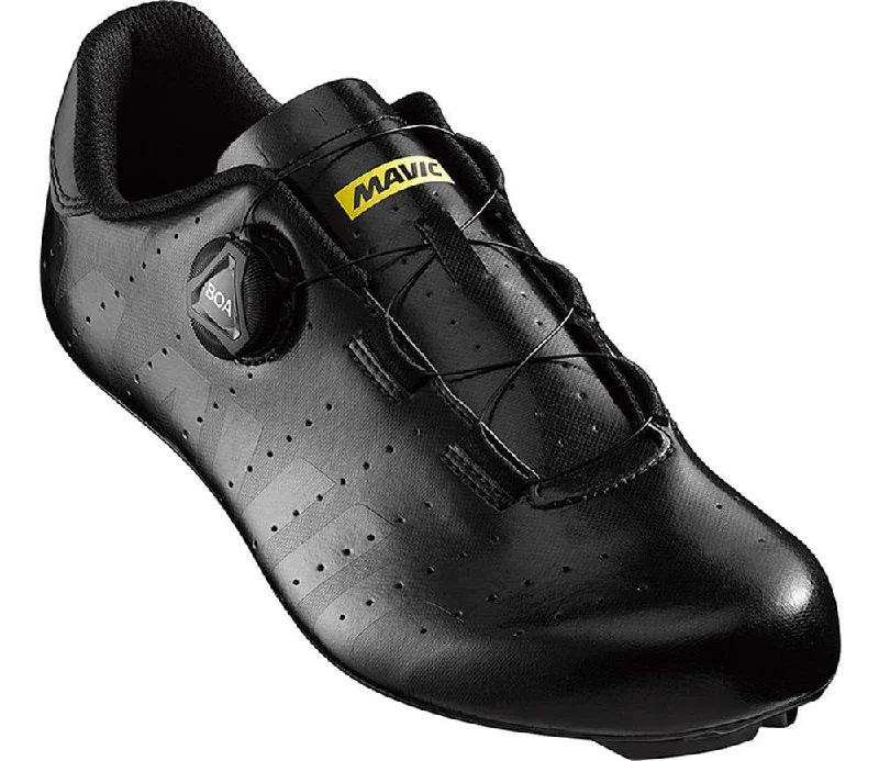 cycling clothing with damp proofing-Mavic Cosmic BOA Road Shoe - Black-Black