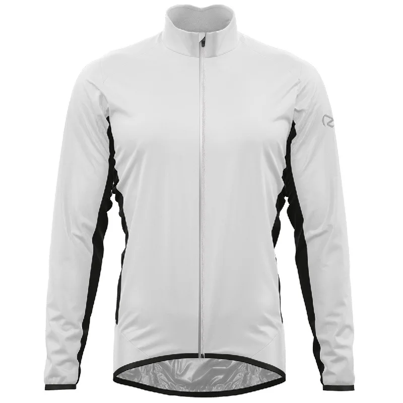 cycling clothing with comfy fit-Mantellina DKB Vento - Bianco