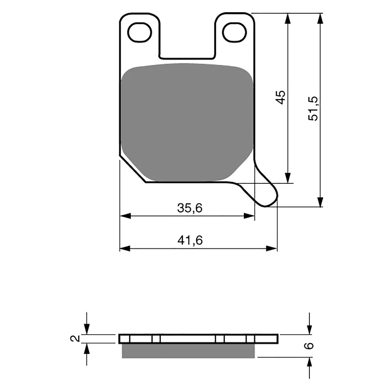 GOLDfren Brake Pads - S3 Sintered Sports (PBPH88)