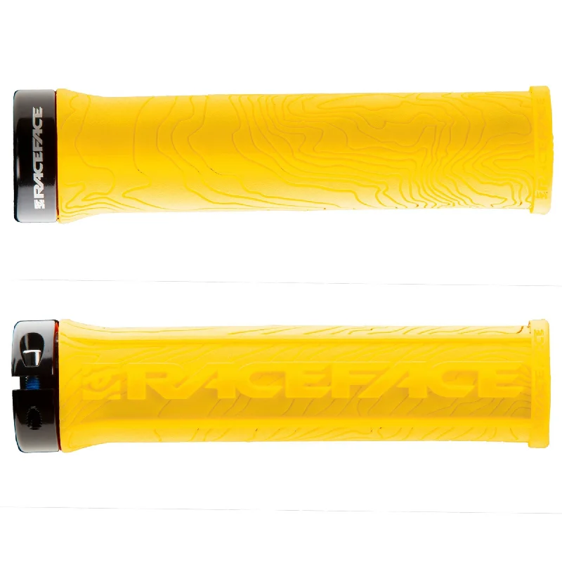 Race Face Half Nelson Lock-On Grips - Yellow