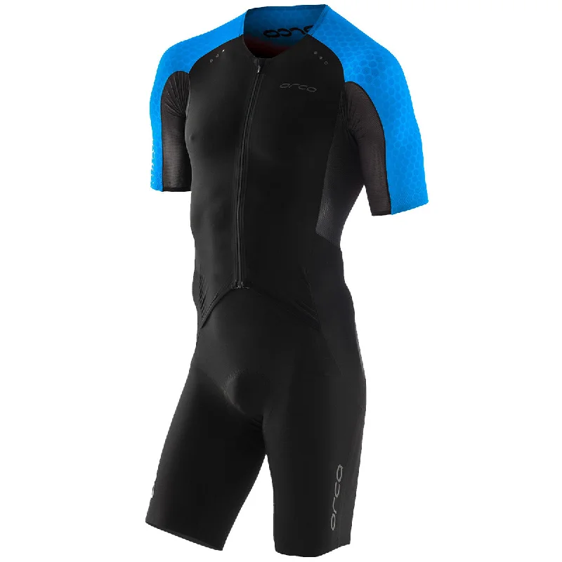 cycling clothing with rugged seams-Body Orca RS1 Dream Kona Aero Race Suit - Nero blu