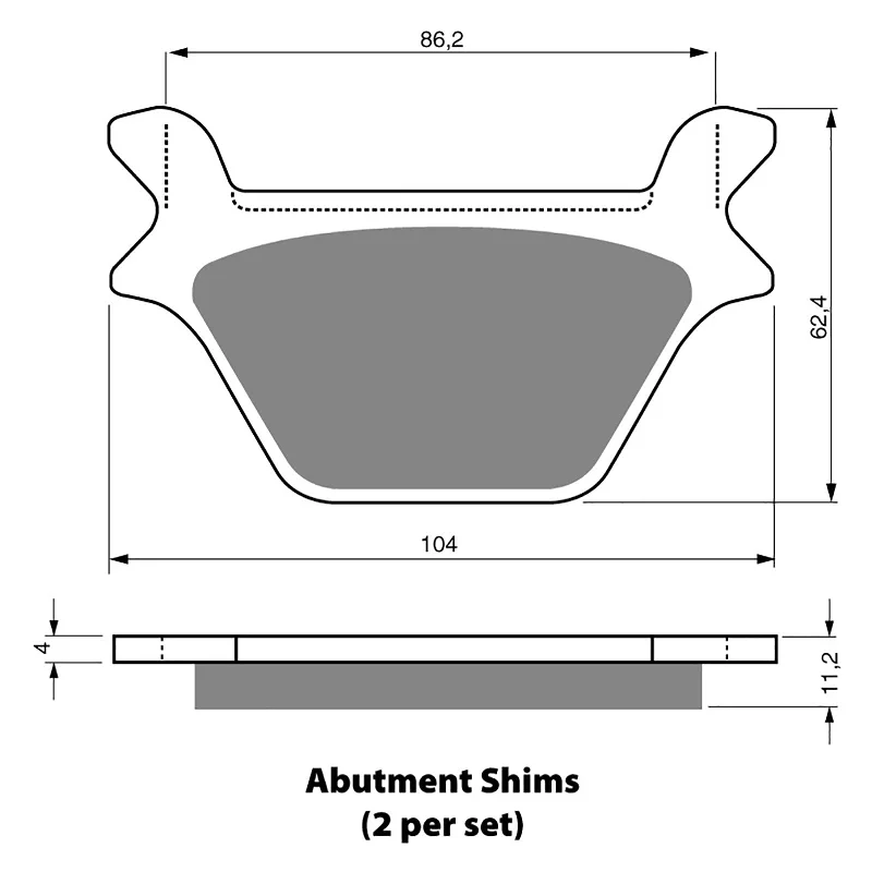 GOLDfren Brake Pads - S3 Sintered Sports (PBPH156)