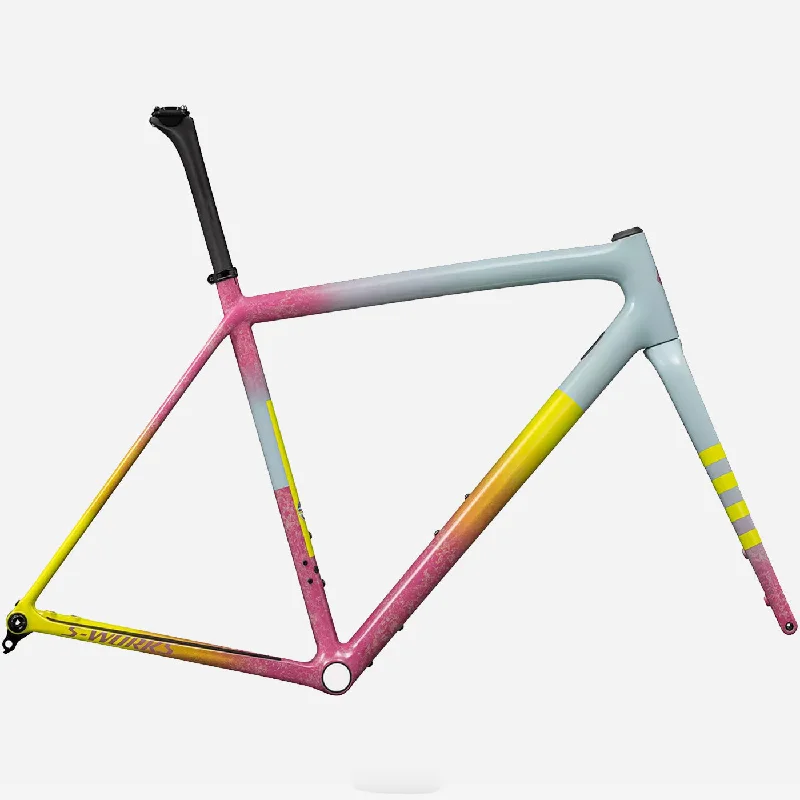 Bicycle numbness fix-Telaio Specialized Crux S-Works - Azzurro rosa