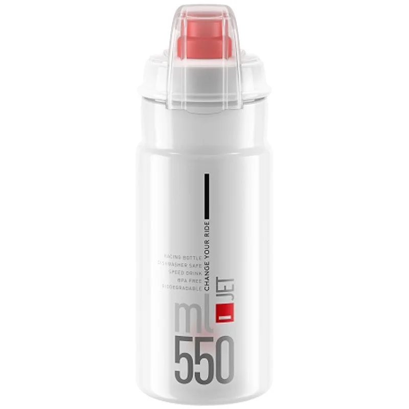 Borraccia Elite Jet Plus 550ml - Trasparente