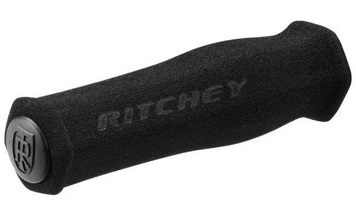 waterproof pro-grade bicycle grips-Ritchey WCS TrueGrips Ergo Foam Grips - Black