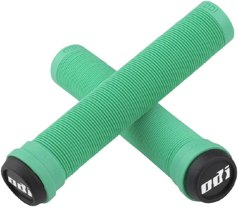 replaceable trendy bicycle grips-ODI Longneck SLX Grips Flangeless 160mm Mint