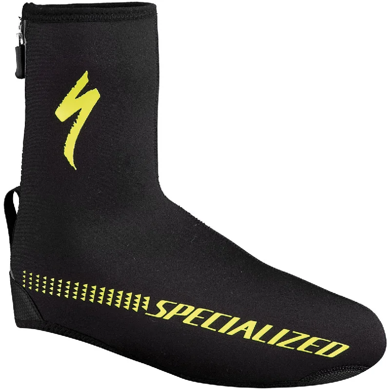 cycling clothing with light touch-Copriscarpe Specialized Deflect Sport - Nero giallo