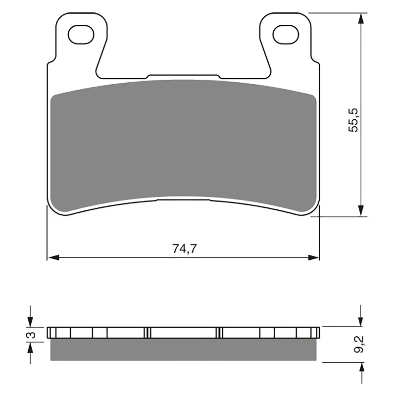 GOLDfren Brake Pads - S3 Sintered Sports (PBPH273)