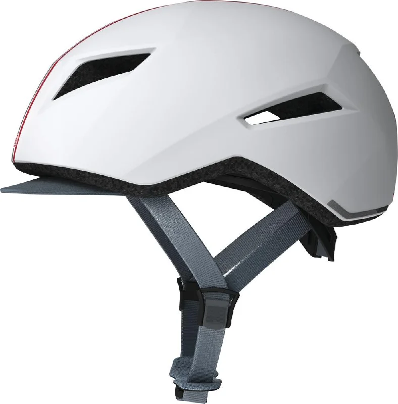 Bicycle helmet calorie burn-Abus Yadd-I Helmet - Streak White