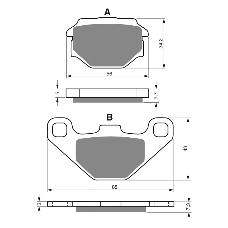 GOLDfren Brake Pads - S3 Sintered Sports