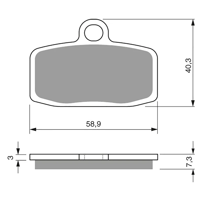 GOLDfren Brake Pads - K5 Off-Road Racing (PBPR446)