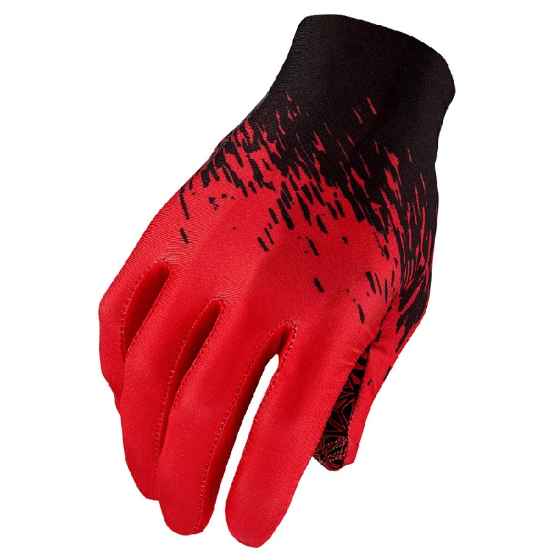 cycling clothing for sunny days-Guanti Supacaz SupaG Long - Nero rosso