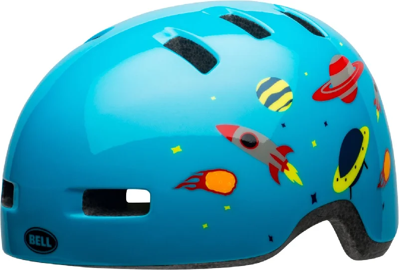 Bicycle helmet purchase receipt-Bell Lil Ripper Child Helmet - Light Blue Space - 2020