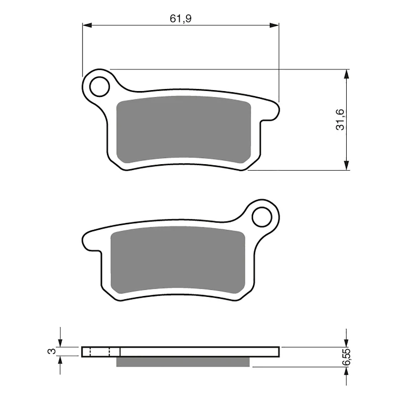 GOLDfren Brake Pads - S3 Sintered Sports