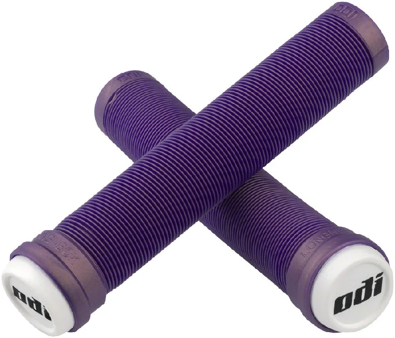 matte finish detachable bicycle grips-ODI SOFT X-LONGNECK GRIPS - PURPLE 160MM