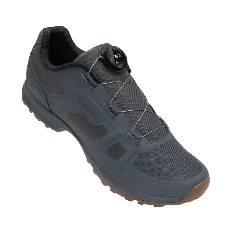 cycling clothing for ultra races-Giro Gauge BOA MTB Shoe - Portaro Gray-Gum