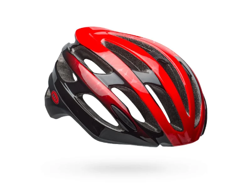 Bicycle helmet fit tips-Bell Falcon MIPS Road Helmet - Matt Red-Black