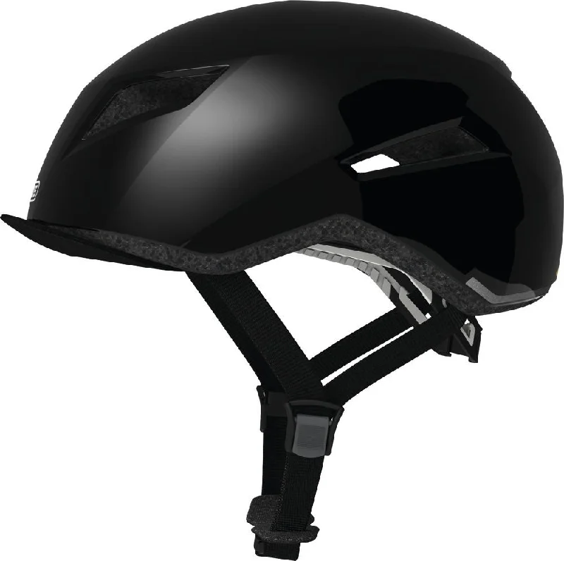 Bicycle helmet Bluetooth range-Abus Yadd-I Helmet - Brilliant Black