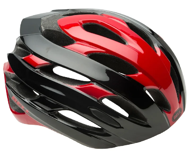 Bicycle helmet cashback-Bell Event Road Cycling Helmet - Red-Black Roadblock