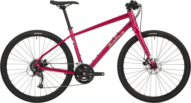 Bicycle personal best-Journeyer Flat Bar Altus 650 Bike - Red