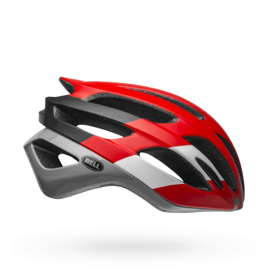 Bicycle helmet style tips-Bell Falcon MIPS Road Helmet - Attitude Matt Gloss Crimson-Black-Dark Gray - 2019