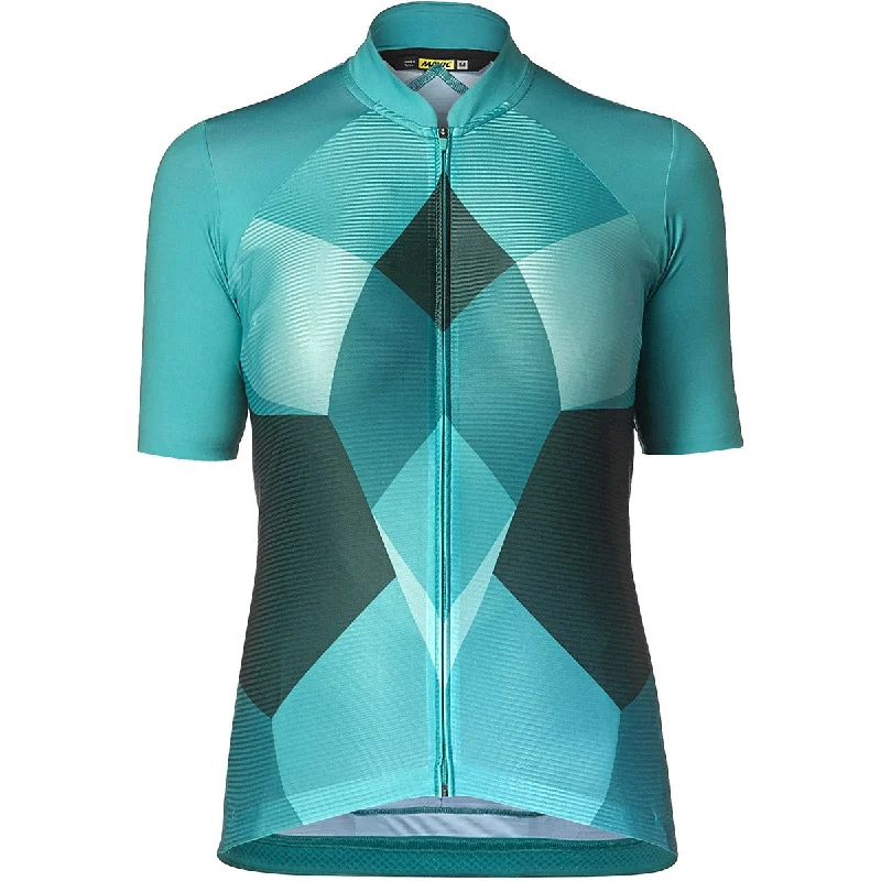 cycling clothing with loud patterns-Maglia Donna Mavic Sequence Pro - Verde