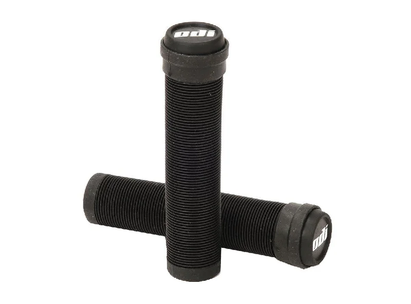 aluminum compact bike grips-ODI Longneck SL Grips - Black