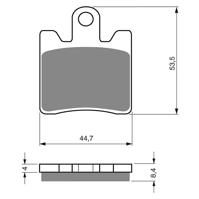 GOLDfren Brake Pads - S3 Sintered Sports (PBPH268)