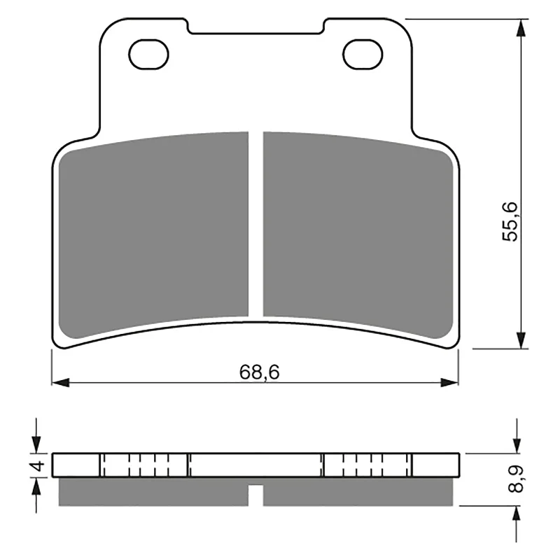 GOLDfren Brake Pads - S3 Sintered Sports (PBP377)