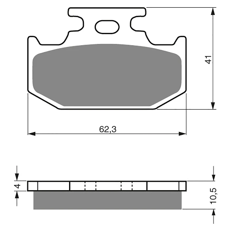 GOLDfren Brake Pads - K5 Off-Road Racing (PBPR77)