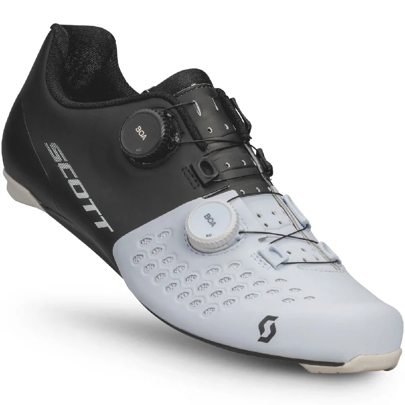 cycling clothing with tall collars-Scarpe Scott Road RC - Nero bianco