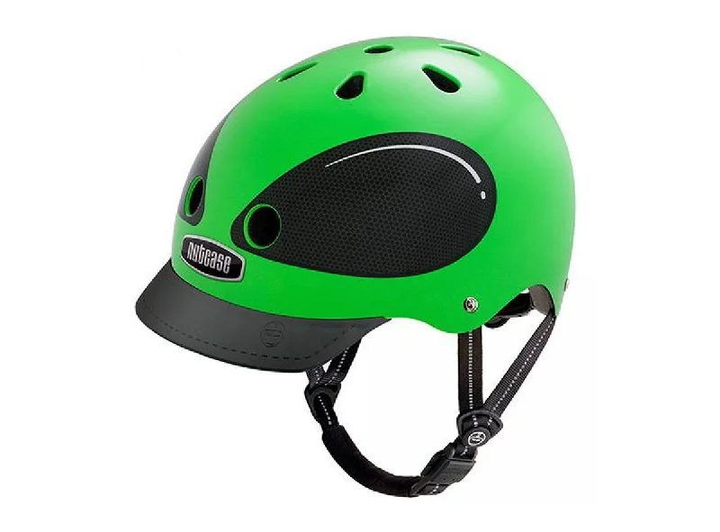 Bicycle helmet popular choice-Nutcase Visitor Street Helmet - Green-Black