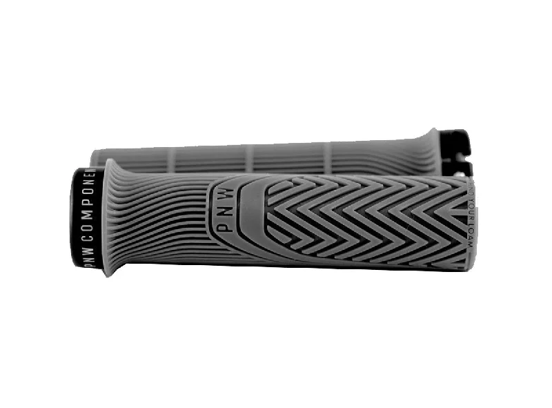 durable gel bicycle grips-PNW Loam MTB Lock-On Grips - Cement Gray