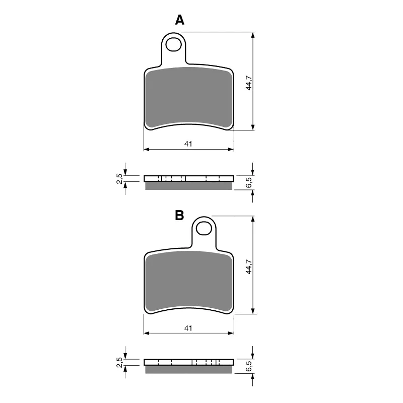 GOLDfren Brake Pads - K5 Off-Road Racing