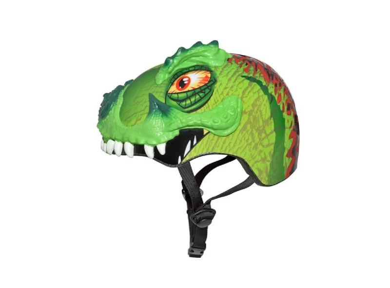 Bicycle helmet drawstring bag-C.Preme Raskullz Child Safety Helmet - 5 Plus - TREX Awesome Green