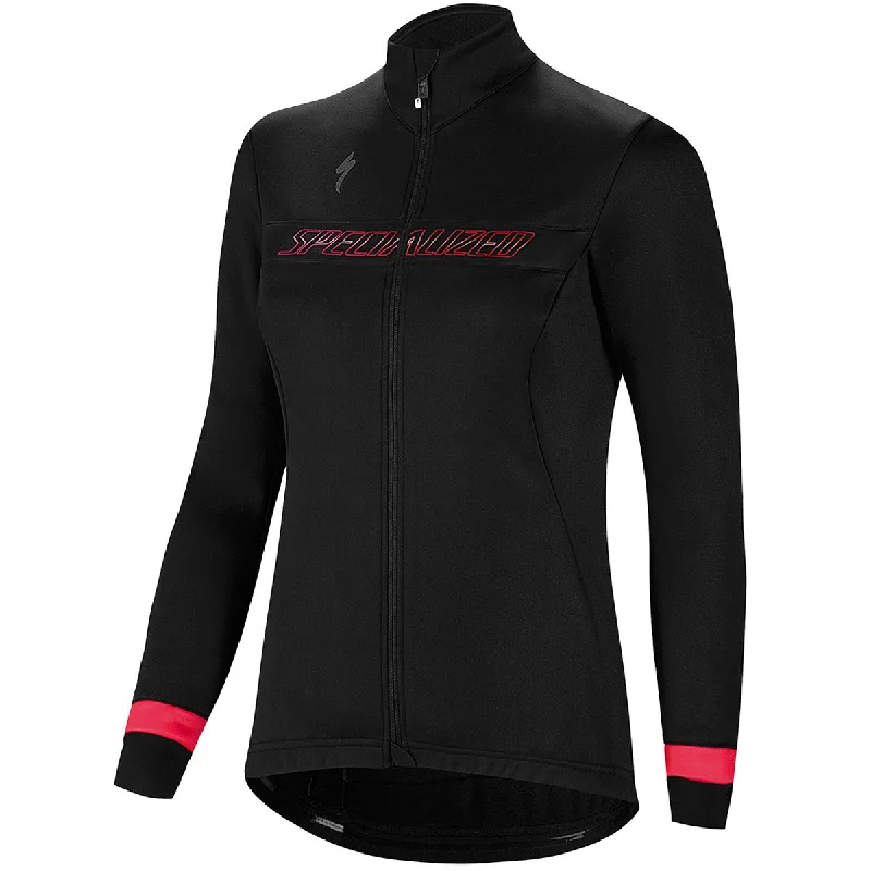 cycling clothing with tight lines-Giubbino donna Specialized Element RBX Sport Logo - Nero rosa