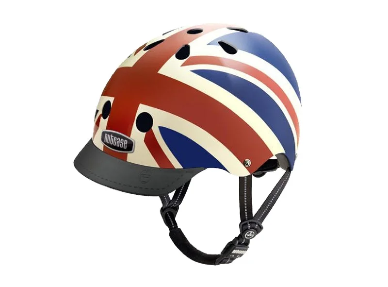 Bicycle helmet expert choice-Nutcase Union Jack Street Urban Helmet - Red-White-Blue